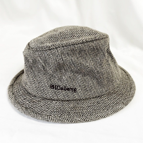 BILLABONG Brown Tweed Bucket Hat Wool Blend Size M/L - Picture 6 of 6